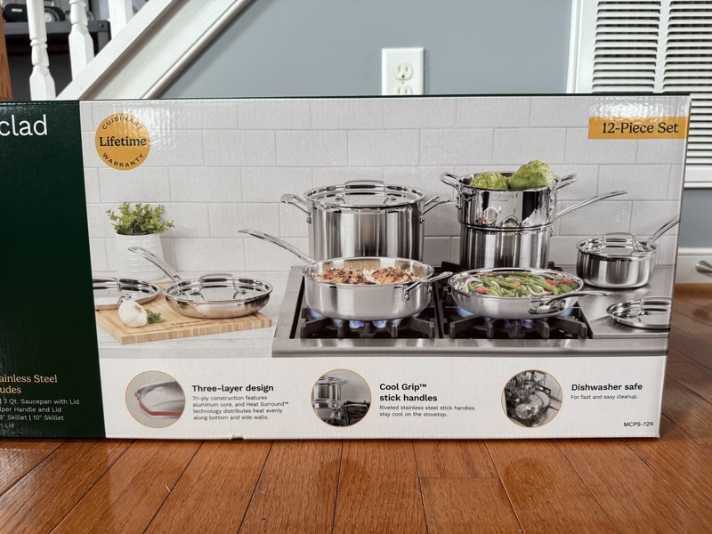 Cuisinart MultiClad Pro Stainless Steel Cookware - Highly rated Buy It For Life recommendation