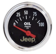 Auto Meter Officially Licensed Jeep Oil Pressure Gauge 2-116 Electrical
