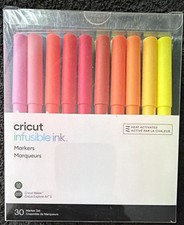 Cricut Infusible Ink Heat-Activated Markers Set, 30 Count, Multicolor