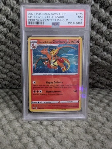 New ListingPokémon Special Delivery Charizard Holo Promo SWSH075 Sword & Shield PSA 7 2022