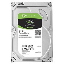 Seagate BarraCuda 3 TB Internal 3.5" Hard Drive ST3000DM008 7200RPM SATA 6Gb 64M