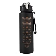 Sports Water Bottle Gym Travel Drinking Leakproof Bottle With Straw BPA-Free UK