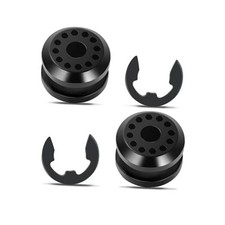 2PCS Transfer Case Shift Linkage Bushings with E-Clips, Transfer Shift Control