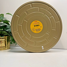 Kodak 2393 Gold Empty Film Can Canister For Reel Storage, Reuse, Crafts 15.5x3.5