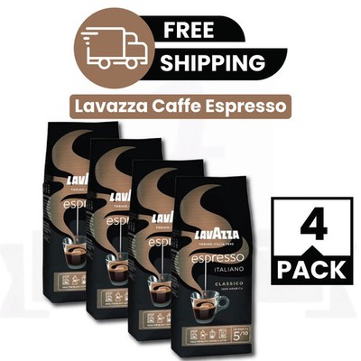 Lavazza Espresso Italiano Classico Coffee Beans 250g - PACK OF 4 - [EXP 05/2026]