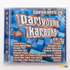 Party Tyme Karaoke - Super Hits 24 CD G  On Screen Lyric  Booklet - NEW