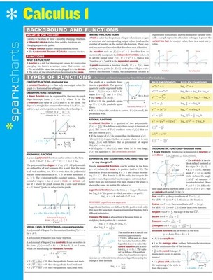 Calculus I Sparkcharts, Sparknotes