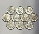 $1 FV - 10 Roosevelt Silver Dimes - 90% Silver