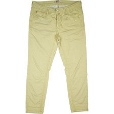 Gang W31 L28 Jeans Trousers Beige Womens Amelie Super Stretch Slim Leg Mid Rise 40 L