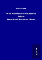 Ohne Autor | Die Chroniken Der Deutschen StäDte | Taschenbuch | Deutsch (2017)