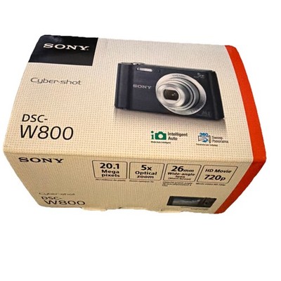 Sony Cybershot DSC-W800 Digital Camera New Opened Box READ Description NEW black