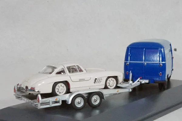 Schuco 1/43 Mercedes-Benz L319 + 300SL Gullwing Service Car Set - Image 2 of 3