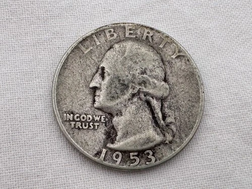 1953 P U.S. Washington Silver Quarter IU-15