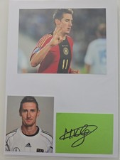 MIROSLAV KLOSE XXL A4 Autogramm Signiert Auto...