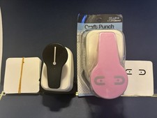 ID Badge Slot Punch  Hole Punch Craft Tool Set With Blank Cards