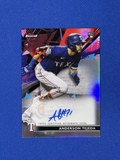 2021 Topps Finest Anderson Tejeda Rookie Auto #FA-AT Texas Rangers autograph