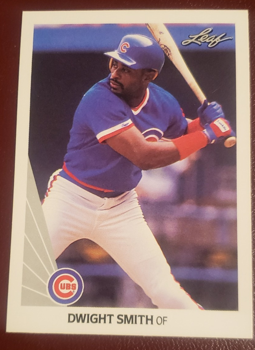 1990 Leaf #255 Dwight Smith OF Chicago Cubs   ***40% OFF 2 or MORE
