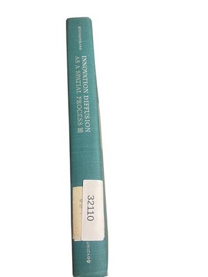 Innovation Diffusion as a Spatial Process Torsten Hägerstrand 1967 University