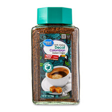 Great Value Medium Dark Roast Decal Colombian Instant Coffee, 7 oz...