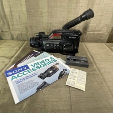 Sony Handycam Video8 8mm CCD-F401 8X Zoom Camcorder Bundle - Not Tested AS IS
