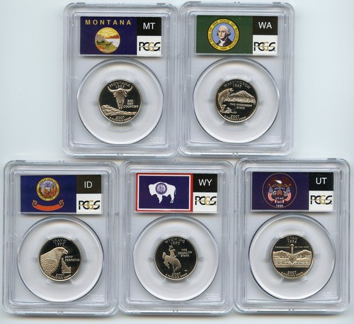 2007 S Clad State Quarter Set PCGS PR69DCAM - Picture 1 of 2