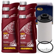 DOPPELKUPPLUNGSGETRIEBE-ÖLFILTER + 6L MANNOL...