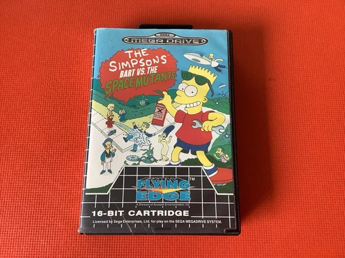 The Simpsons Bart Vs. The Space Mutants SEGA Mega Drive ( acceptable condition )
