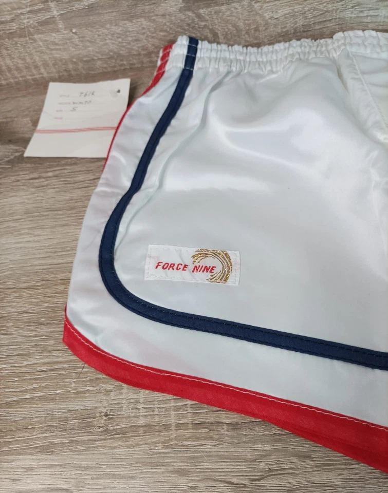 Vtg 80s Deadstock Michael Charles Sportswear Nylon Stripe Women's Shorts Size S - Image 2 of 4