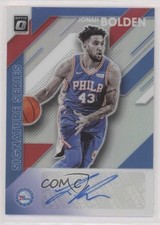 2019-20 Panini Donruss Optic Signature Series Holo Prizm Jonah Bolden Auto 0s5s