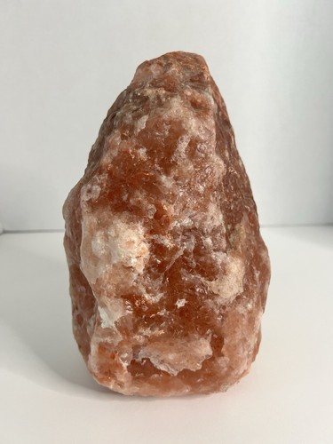 Large Himalayan Salt Rough Stone Raw Approx 14 Lbs Sits On Base No Lamp
