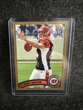 Topps 2011 Base Set Gold Andy Dalton #70 Rookie /2011 Bengals Football Card. rookie card picture