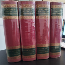 RARO Enciclopedia moderna del Cristianesimo 4vol completa 1958 Ed. Paoline
