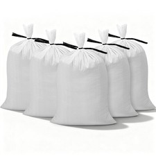 Heavy Duty Sand Bags, 50Pack 14" x 26", Empty Sandbags for Flooding with Tie Str