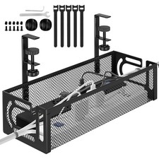 EcoSeal Cable Organise Tidy Cable Wire Management -  39cm 64cm White Black