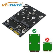 XT-XINTE Upgrade Version Dual mSATA SSD To Dual SATA3 Converter Adapter Card