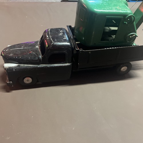 Vintage 1940's Structo Pressed Steel Dump Truck 21” With Structo Steam Shovel - Picture 14 of 23