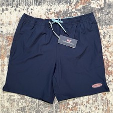 Vineyard Vines 7" Solid Chappy Trunks Men s Nautical Navy Size: S NWT