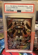 Zygarde EX 054a/124 Alternate Art Holo Card Near Mint Condition