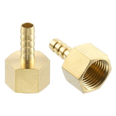 10stk Messing Schlauchstutzen 5/16'' Bard x 1/2'' NPT Weiblich Rohrfitting Adapter