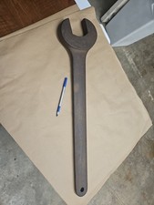 Vintage JH WILLIAMS 17A Open Ended Wrench. HUGE 3in. Made In USA. FREE SHIPPING.