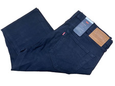 LEVI'S GENUINE 511 EASE COMFORT STRETCH SLIM BLACK DENIM JEANS 38WAIST 30LEG NEW