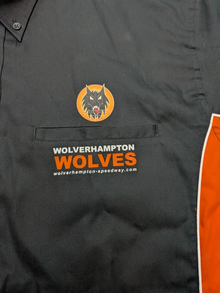 Wolverhampton Wolves Speedway Official Team Crew Shirt Parrys Sky Sports NEW XL - Image 4 of 4