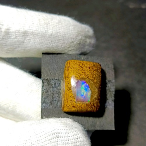 Australian Boulder Opal, Fancy Shape Cabs, 15x21mm, Fire Opal Gemstone, 21Cts - Picture 2 of 6