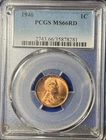 1946 Lincoln Wheat Cent MS 66 RD PCGS