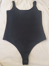 Express Body Contour Bodysuit Women s Medium Thong Black