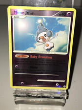 Carta Pokemon Mime Jr. 90/130 Diamante e Perla Reverse Holo LP+