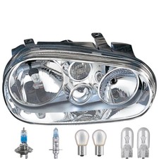 Scheinwerfer Frontscheinwerfer links inkl. Premium Lampen für VW Golf IV 1J1