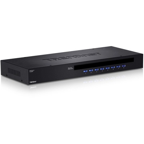 TRENDnet 8-Port USB/PS2 Rack Mount KVM Switch, TK-803R, VGA And USB Connection, - Picture 4 of 5