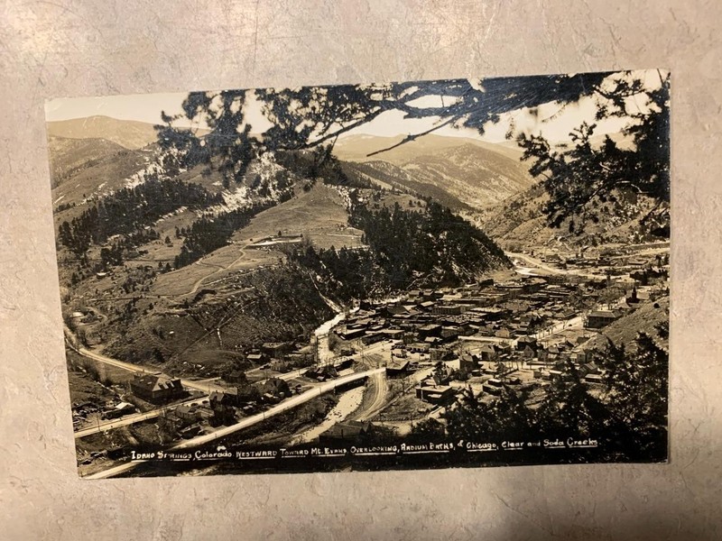 Idaho Springs Real Photo Post Card Nice Condition SKU#37468