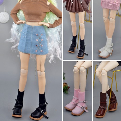 4 Pares De Zapatos BJD Calcetines Y Botas En Uno Para 1/3 Muñeca BJD Accesorios - Picture 6 of 24